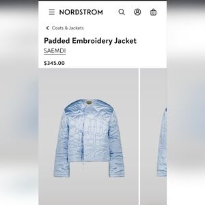 Padded Embroidery Jacket SAEMDI